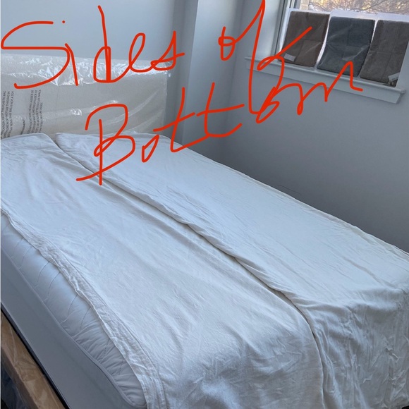 The White Company - Evesham Duvet & Shams Set - Full/Queen90 x92" Cloud Marl NWT - Picture 10 of 16